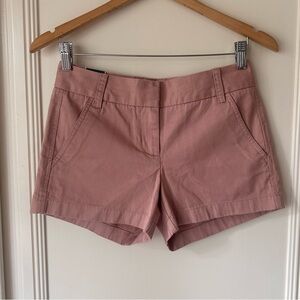 J.Crew Chino Shorts Brand New With Tags – Dusty Rose – 00